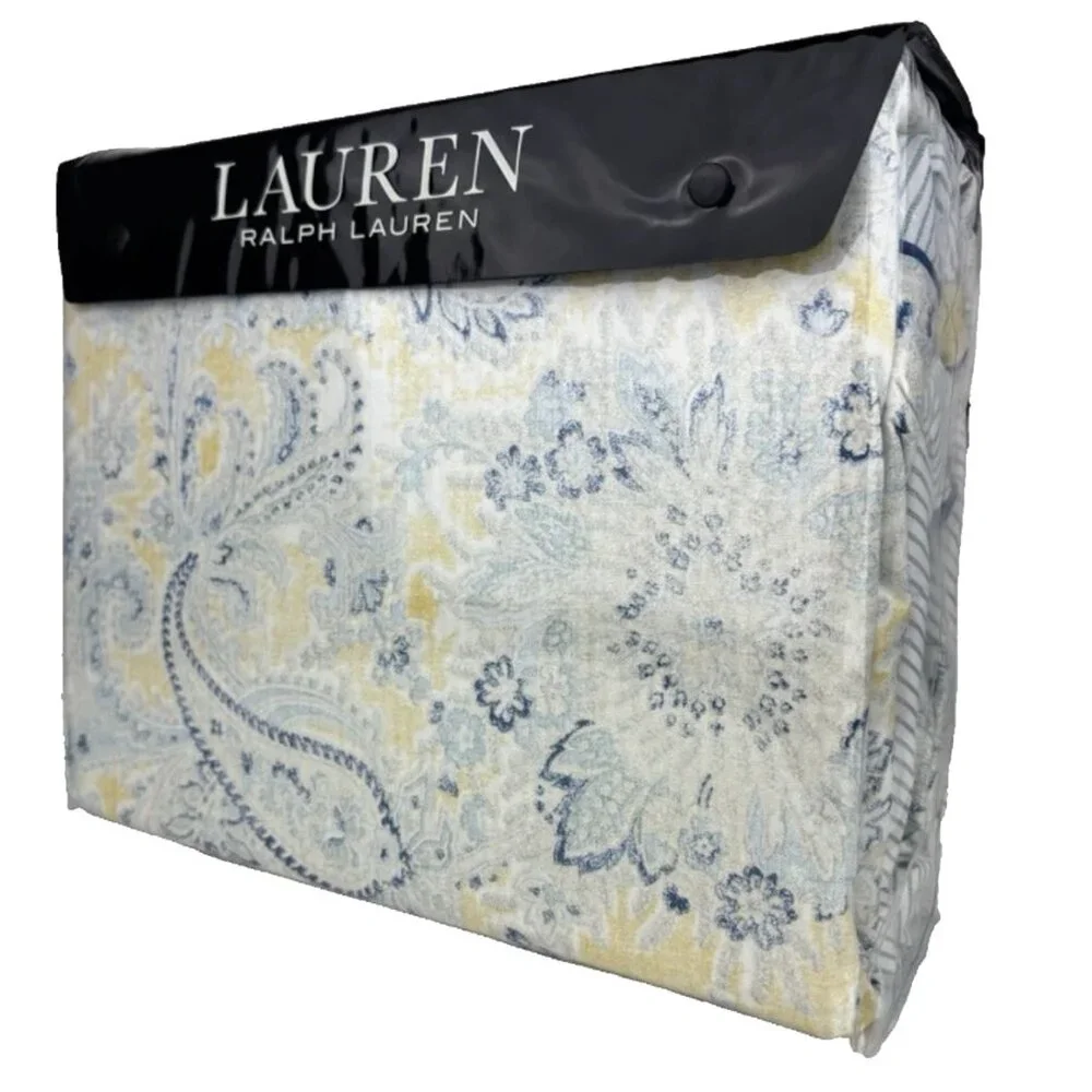 NEW $270 Ralph Lauren Marisa Duvet Set!  Queen  Paisley Floral  Cover & 2 Shams
